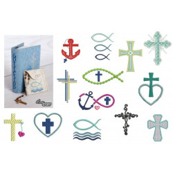 Stickserie ITH - Rosenkranztasche 